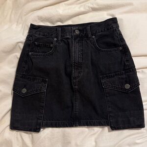 Denim Forum 90s Cargo Mini Skirt